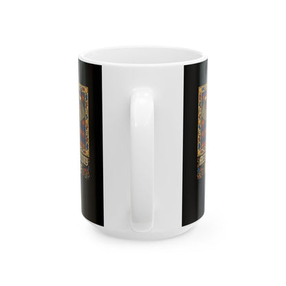 Medieval History Buff Knight Ceramic Mug, (11oz, 15oz)