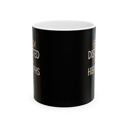 Distracted Hieroglyphs Ceramic Mug, (11oz, 15oz)