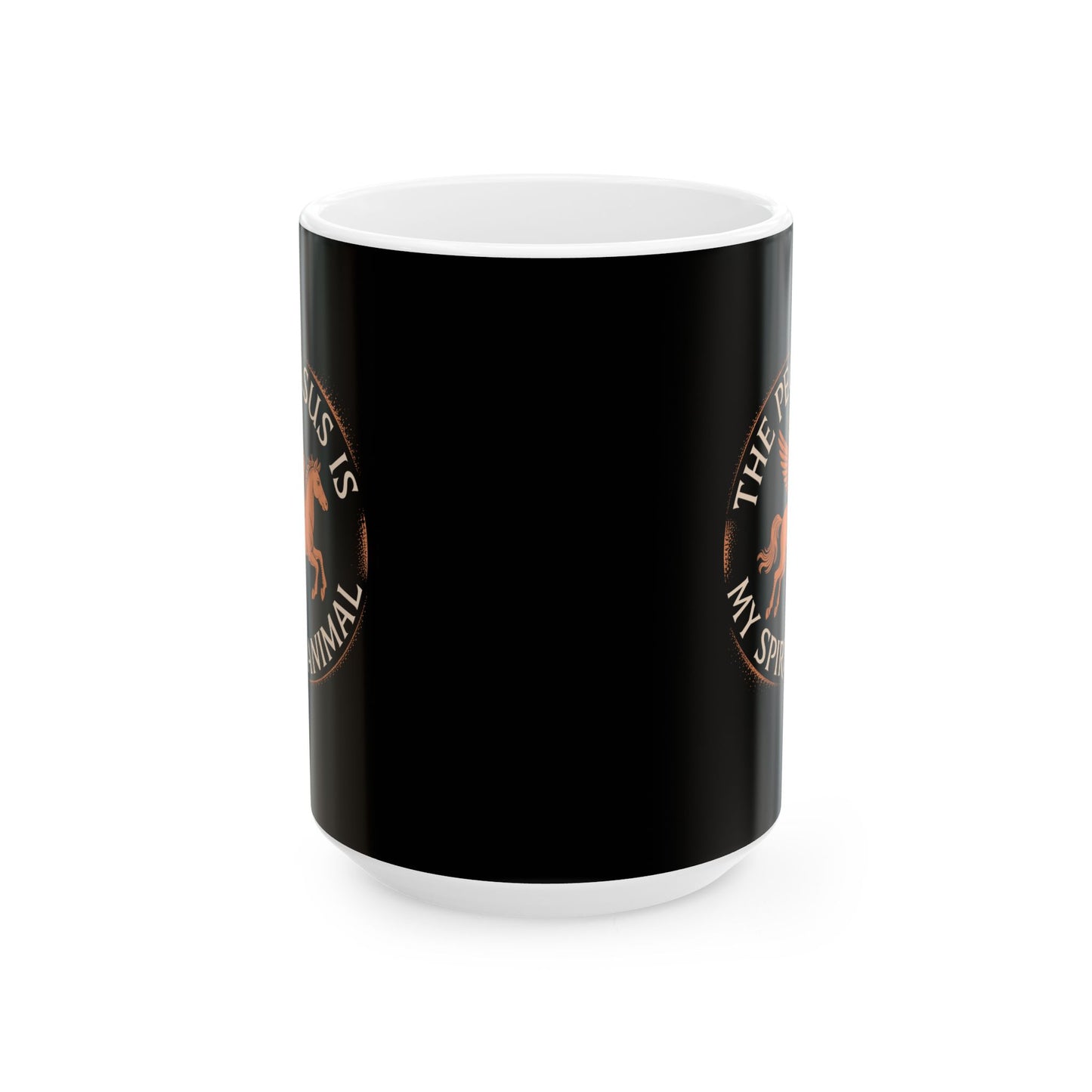Pegasus Spirit Animal Ceramic Mug, (11oz, 15oz)