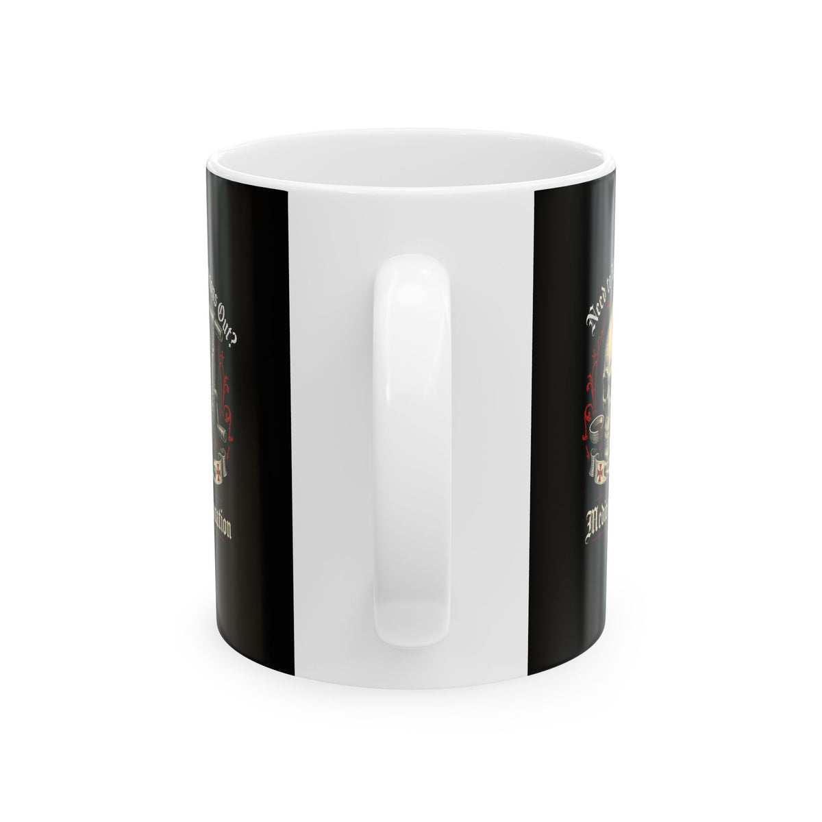 Try Medieval Trepanation Let Demons Out Ceramic Mug, (11oz, 15oz)