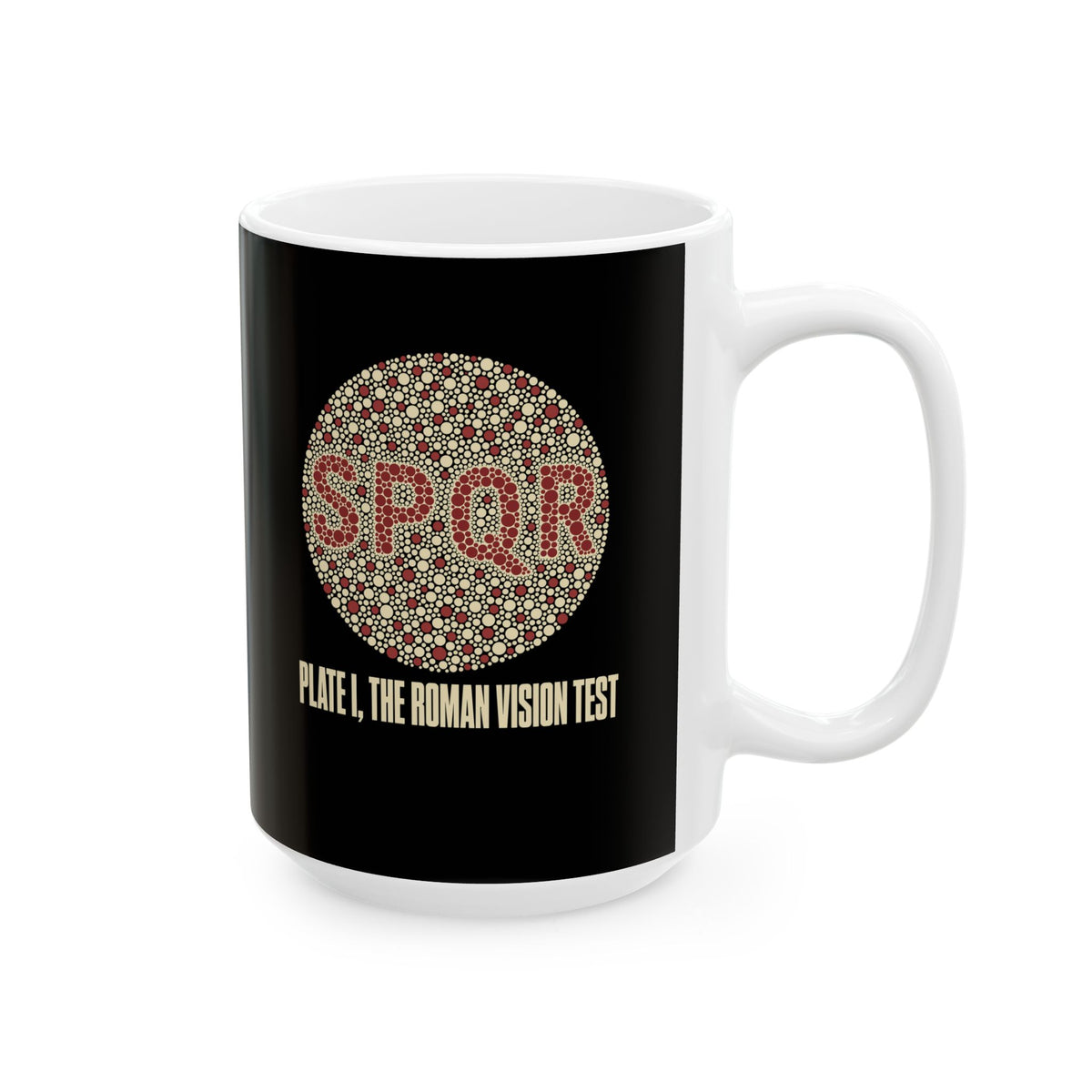 Roman Vision Test Ceramic Mug, (11oz, 15oz)