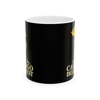 Carthago Delenda Est Salt Girl Lithograph Ceramic Mug, (11oz, 15oz)