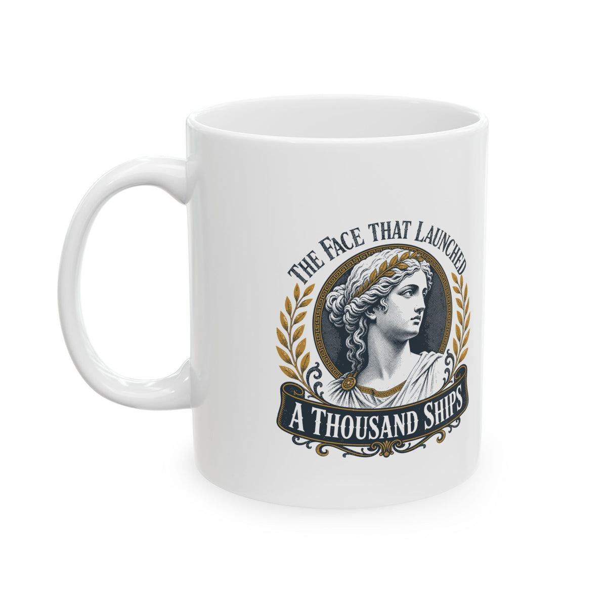 Helen of Troy Face a Thousand Ships Ceramic Mug, (11oz, 15oz)