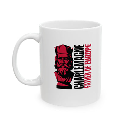 Charlemagne Father of Europe Ceramic Mug, (11oz, 15oz)