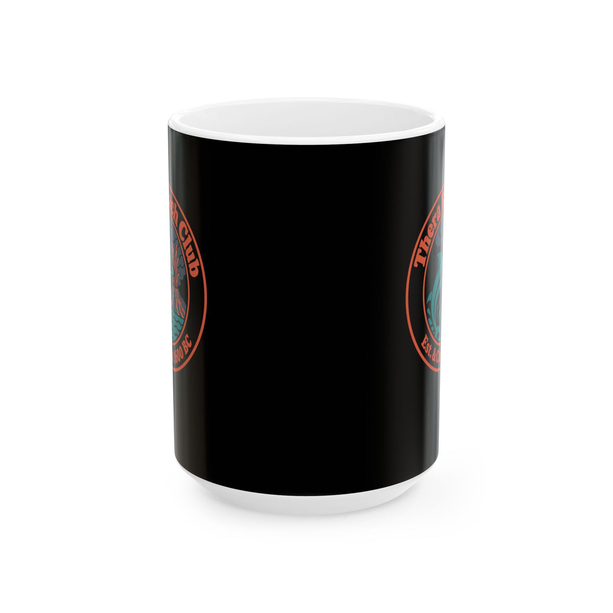 Thera Beach Club  Ceramic Mug, (11oz, 15oz)