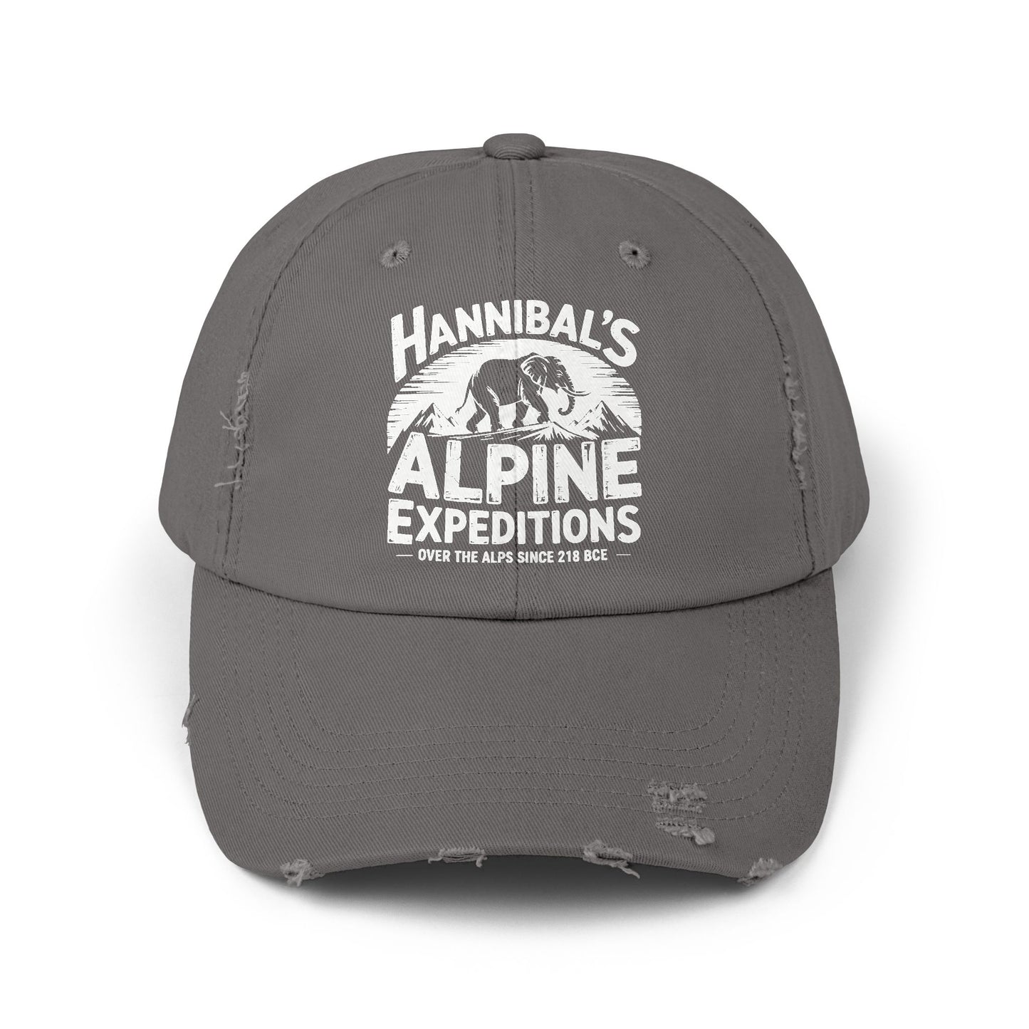 Hannibal's Alpine Expeditions Unisex Distressed Cap