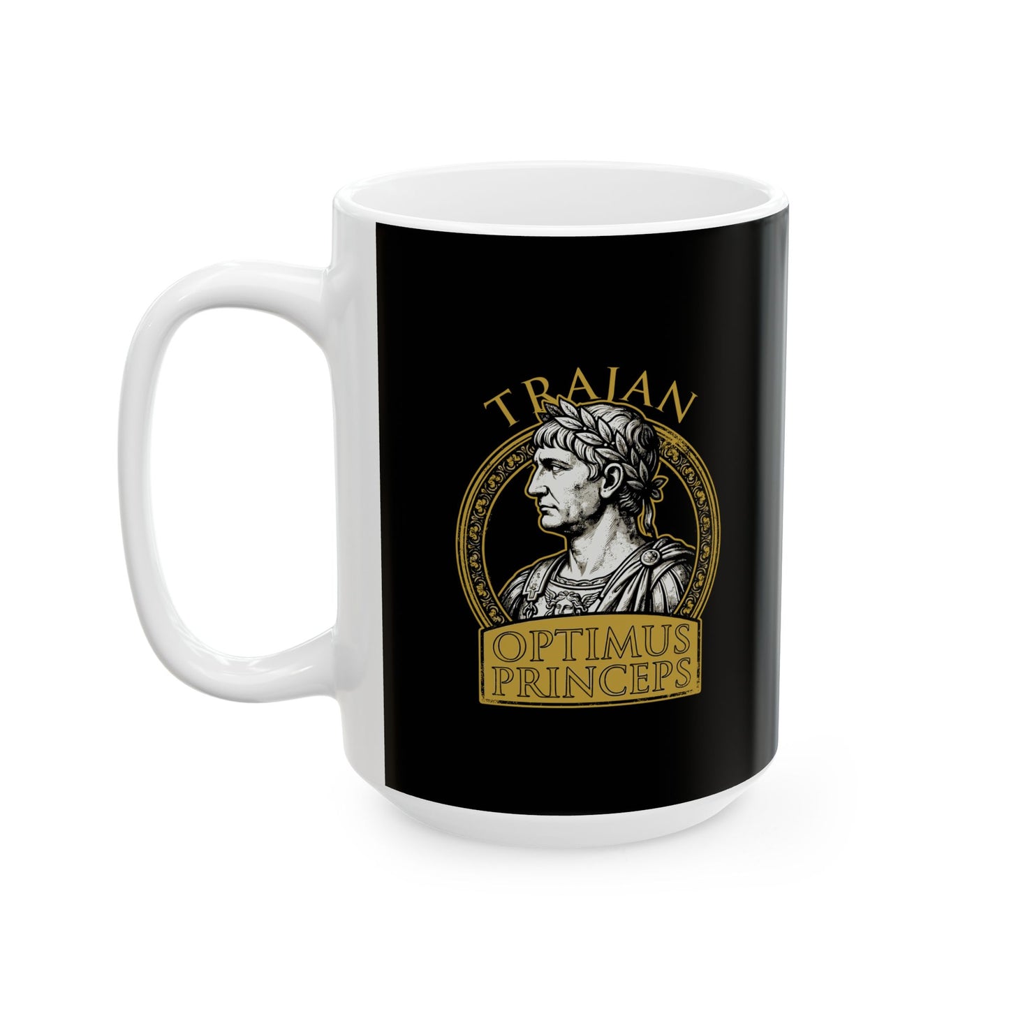 Trajan Optimus Princeps Ceramic Mug, (11oz, 15oz)