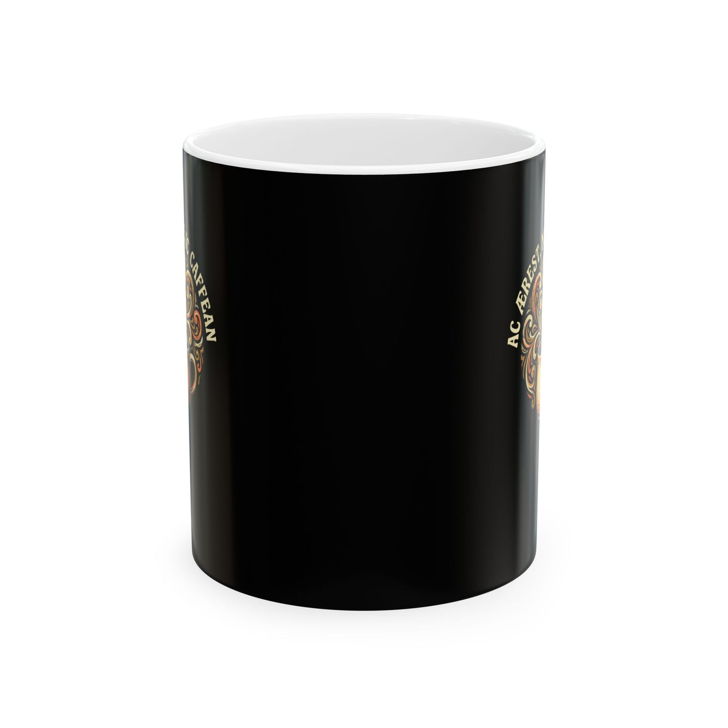 But First Coffee in Old English Ceramic Mug, (11oz, 15oz)