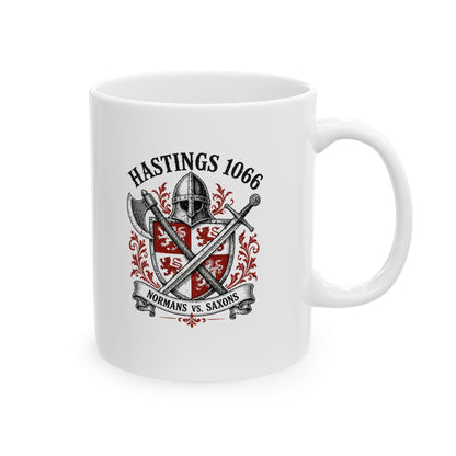 Battle of Hastings — Normans vs Saxons Ceramic Mug, (11oz, 15oz)