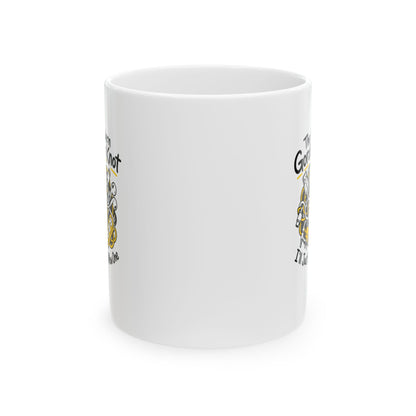 Modern Gordian Knot Ceramic Mug, (11oz, 15oz)