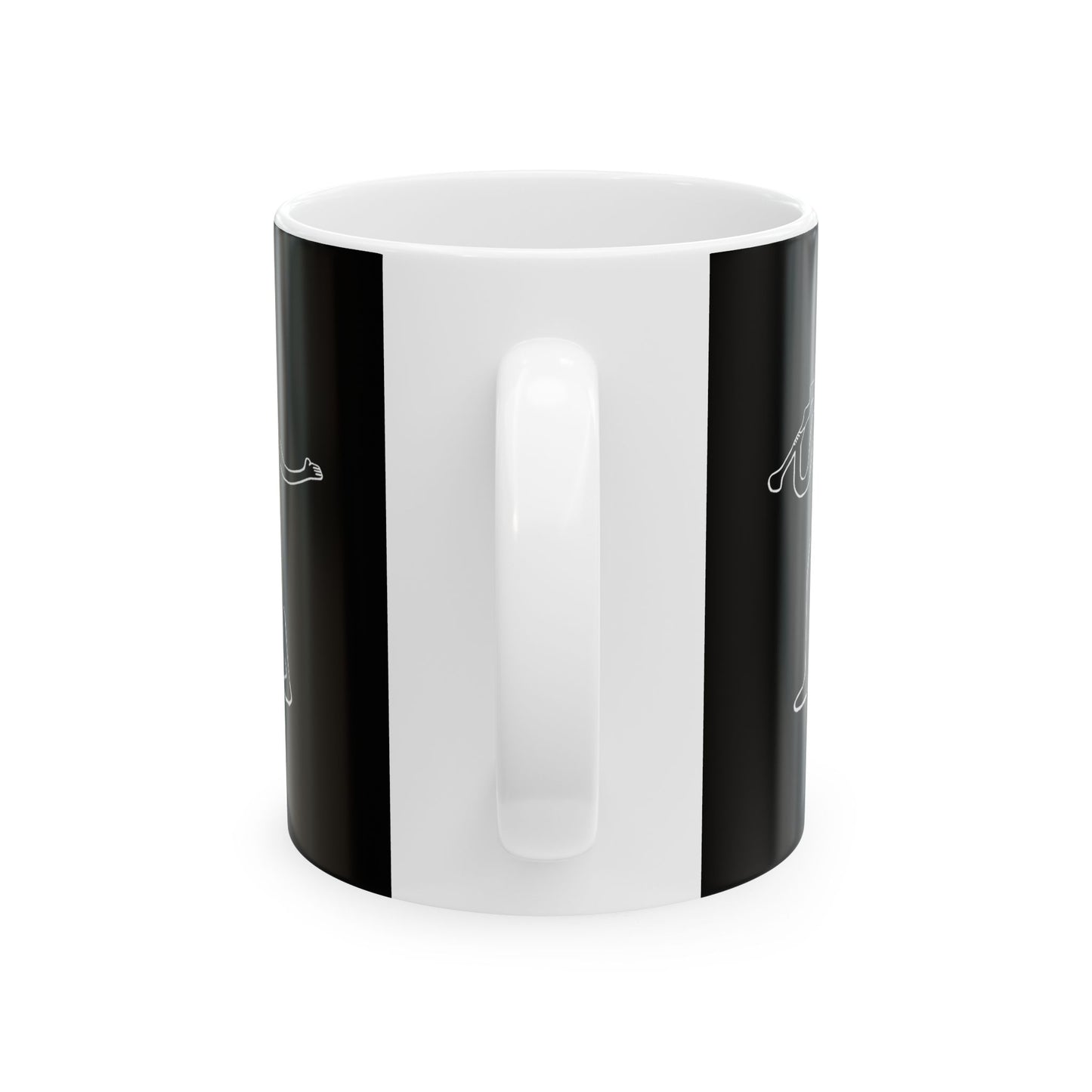 Censored Giant of Cerne Abbas Ceramic Mug, (11oz, 15oz)