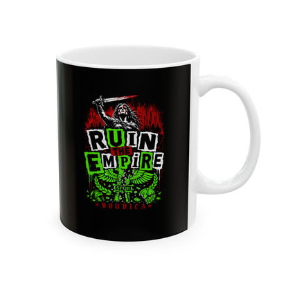 Boudica Punk Style Ruin Empire Ceramic Mug, (11oz, 15oz)