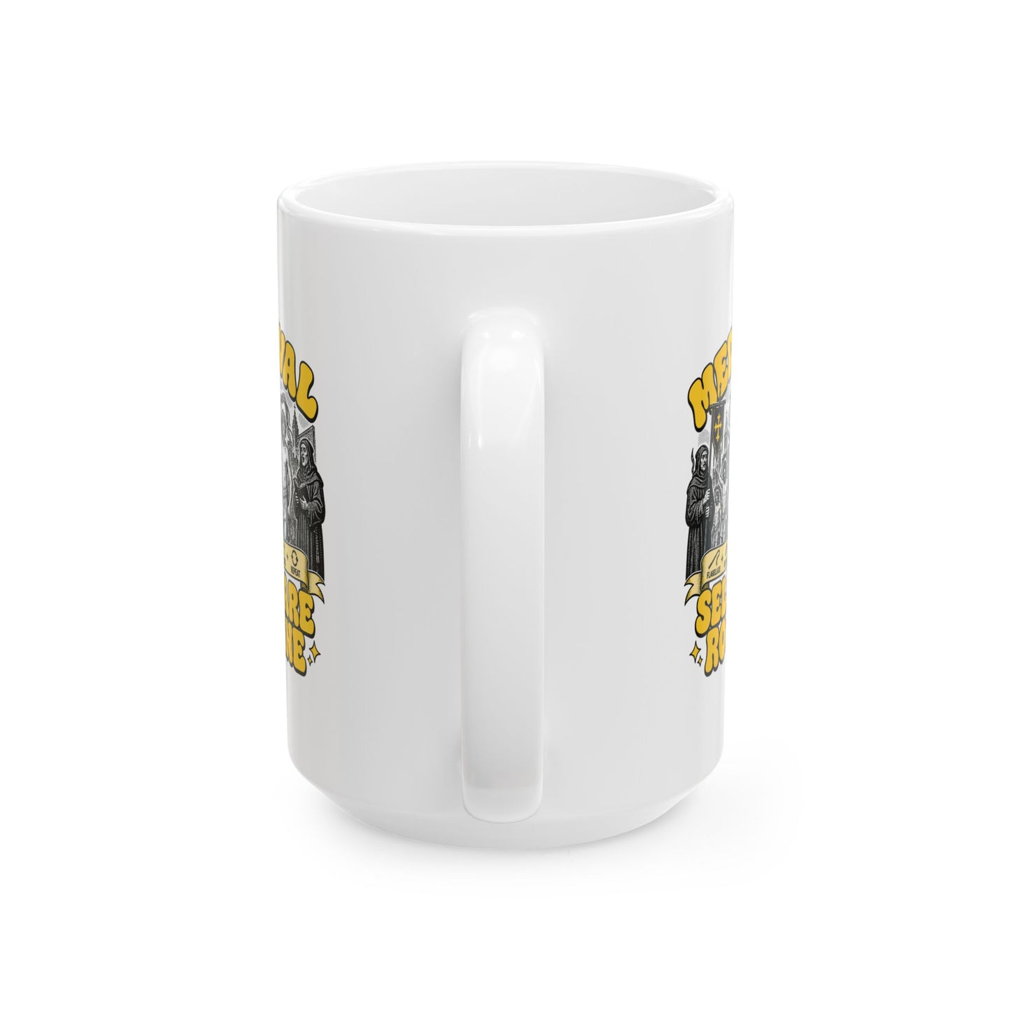 Flagellants Medieval Self Care Ceramic Mug, (11oz, 15oz)
