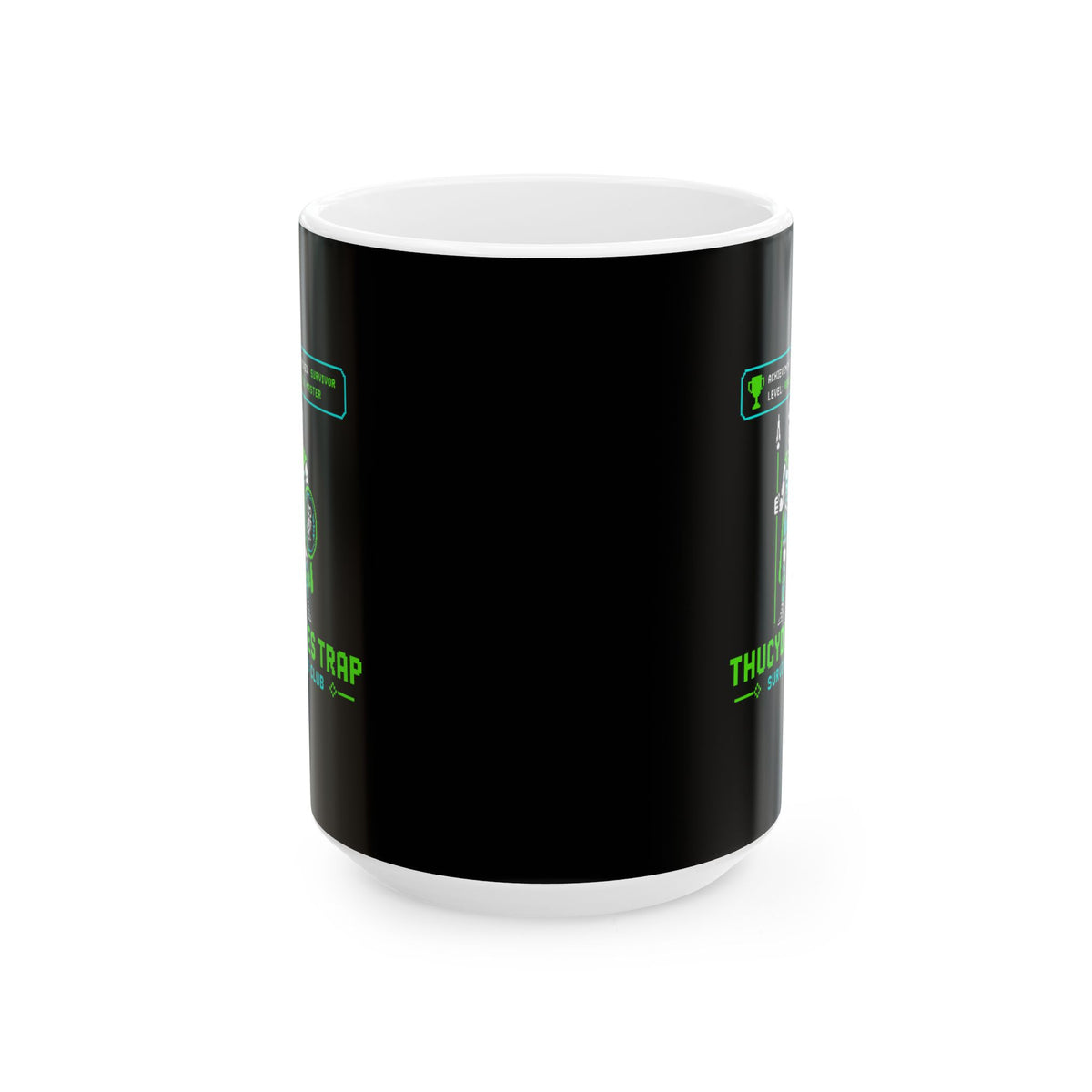 8 Bit Thucydides Trap Survivors Club Ceramic Mug, (11oz, 15oz)