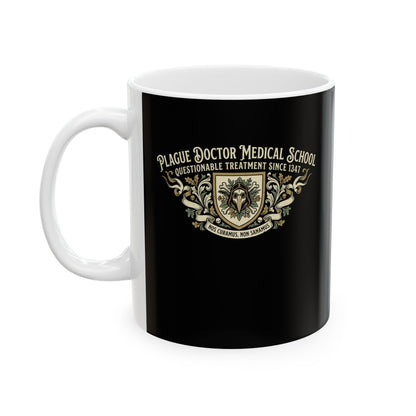 Plague Doctor Medical School Ceramic Mug, (11oz, 15oz)