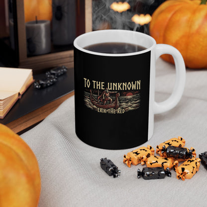 Erik the Red Into the Unknown Ceramic Mug, (11oz, 15oz)