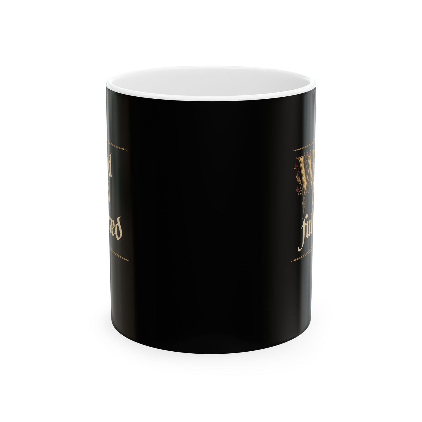 Old English Settled in Truth is Fate Wanderer Ceramic Mug, (11oz, 15oz)
