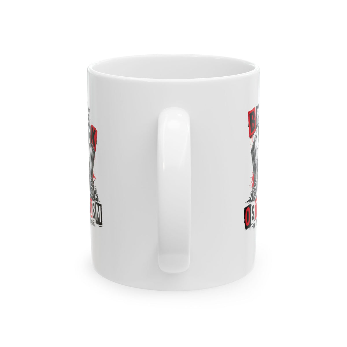 Bring Back Ostracism Punk Aesthetic Ceramic Mug, (11oz, 15oz)