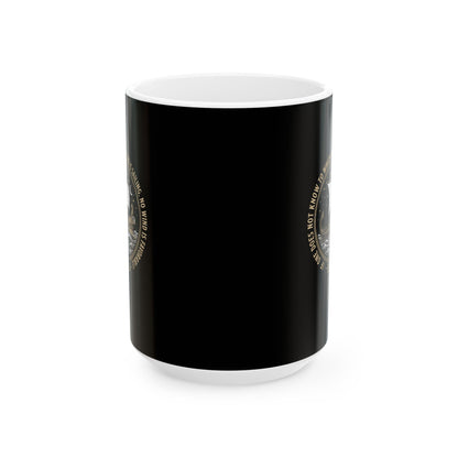 Seneca No Wind Is Favorable Quote Ceramic Mug, (11oz, 15oz)