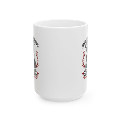 Modern Problems Require Medieval Solutions Knight Ceramic Mug, (11oz, 15oz)