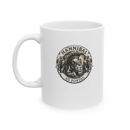 Hannibal Ad Portas Medallion Ceramic Mug, (11oz, 15oz)