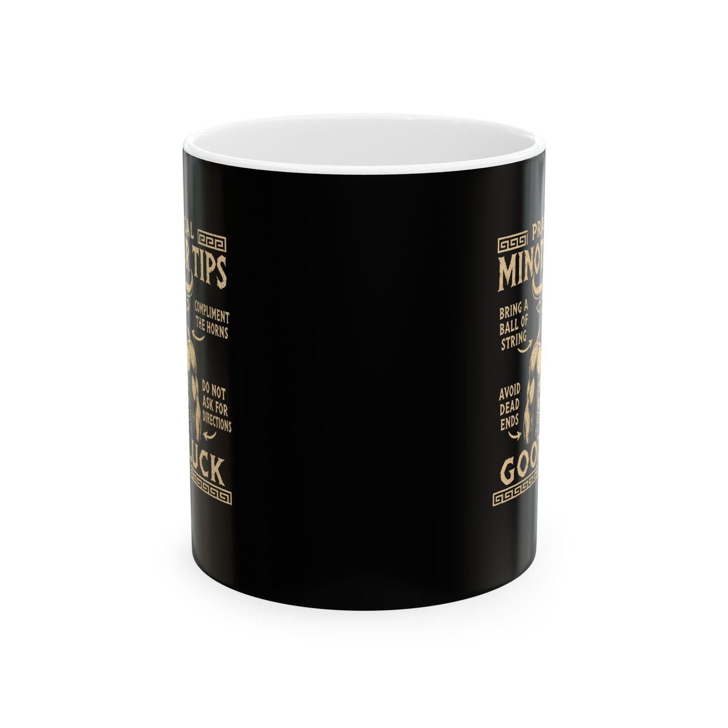 Practical Minotaur Tips Ceramic Mug, (11oz, 15oz)