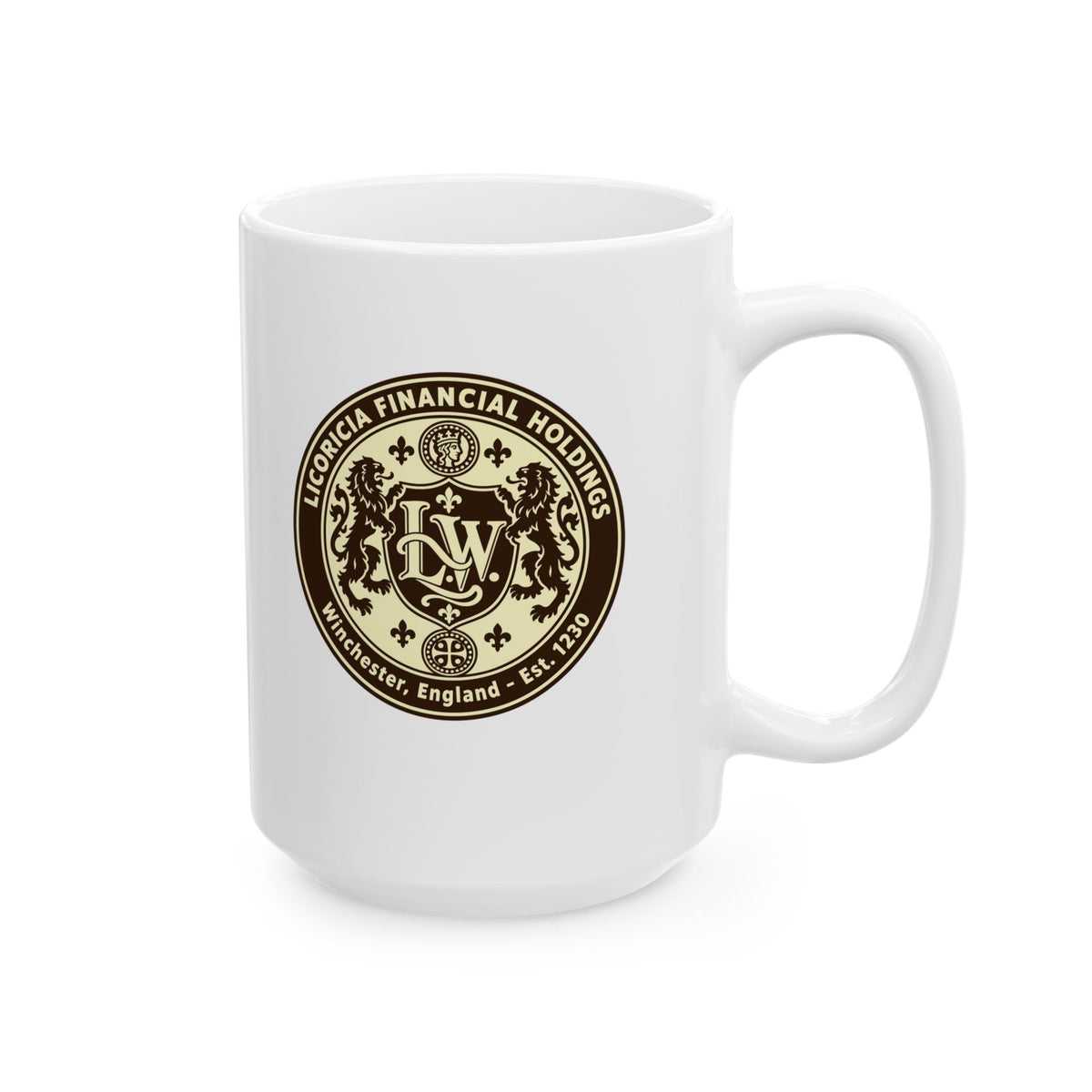 Licoricia Financial Holdings Ceramic Mug, (11oz, 15oz)