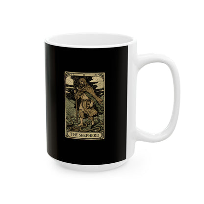 Saint Patrick Shepherd Tarot  Ceramic Mug, (11oz, 15oz)