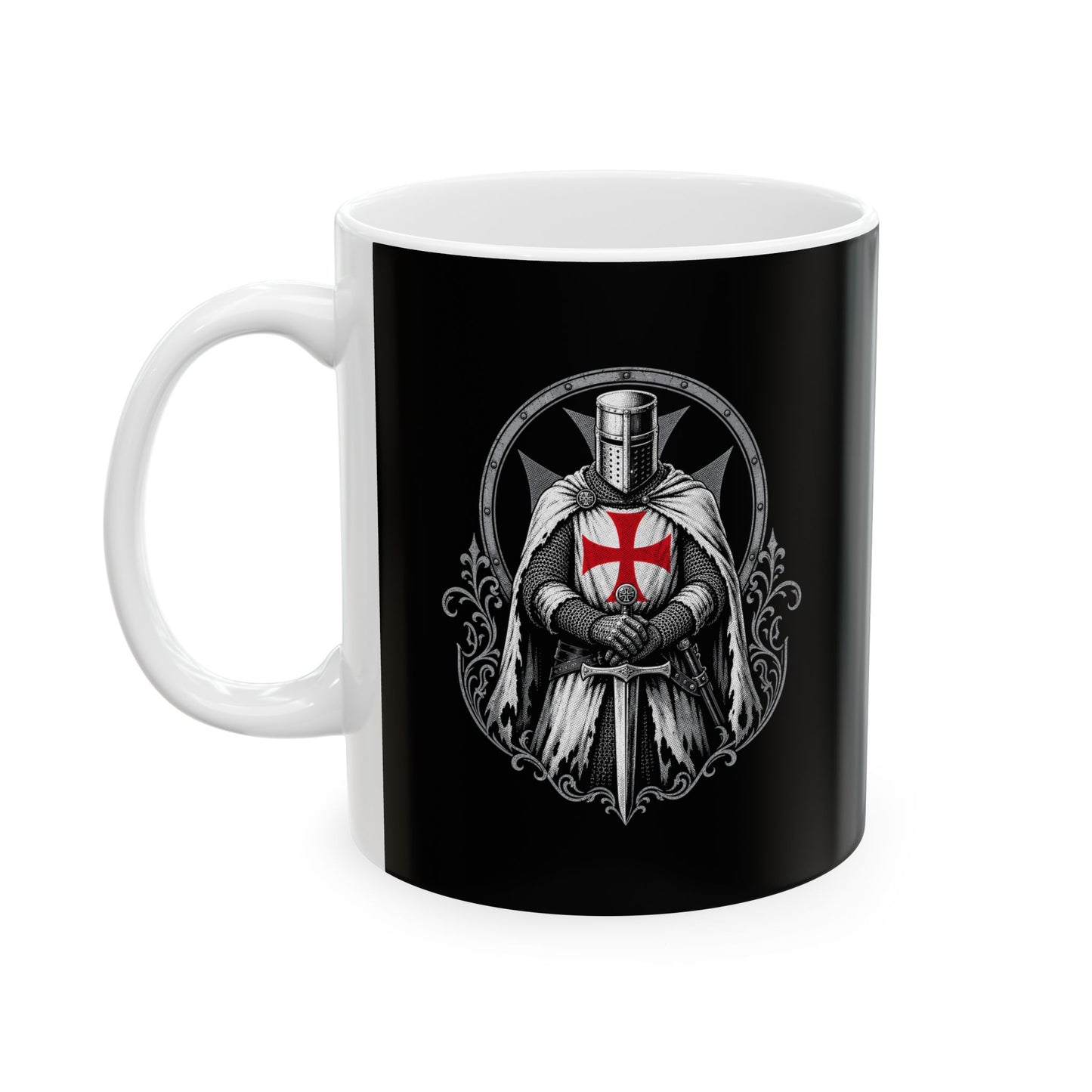 Knight Templar Ceramic Mug, (11oz, 15oz)