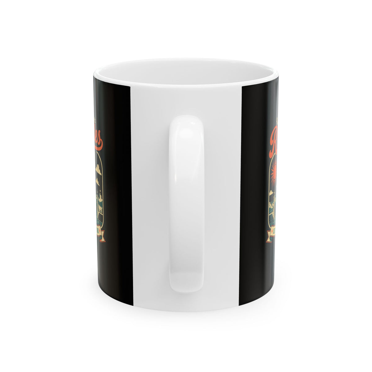 Colossus of Rhodes Visit Rhodes Ceramic Mug, (11oz, 15oz)