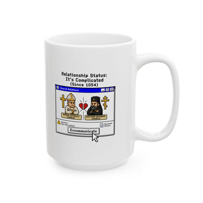 Great Schism 8 Bit Relationship Status Ceramic Mug, (11oz, 15oz)