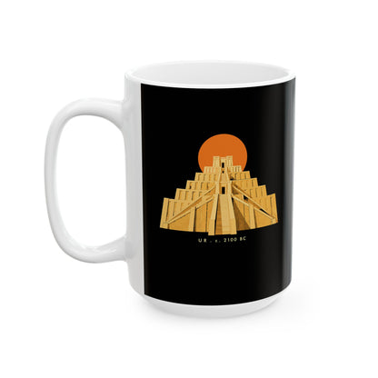 Ziggurat of Ur Ceramic Mug, (11oz, 15oz)