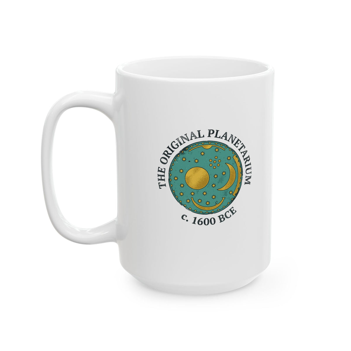 Nebra Sky Disc Original Planetarium Ceramic Mug, (11oz, 15oz)