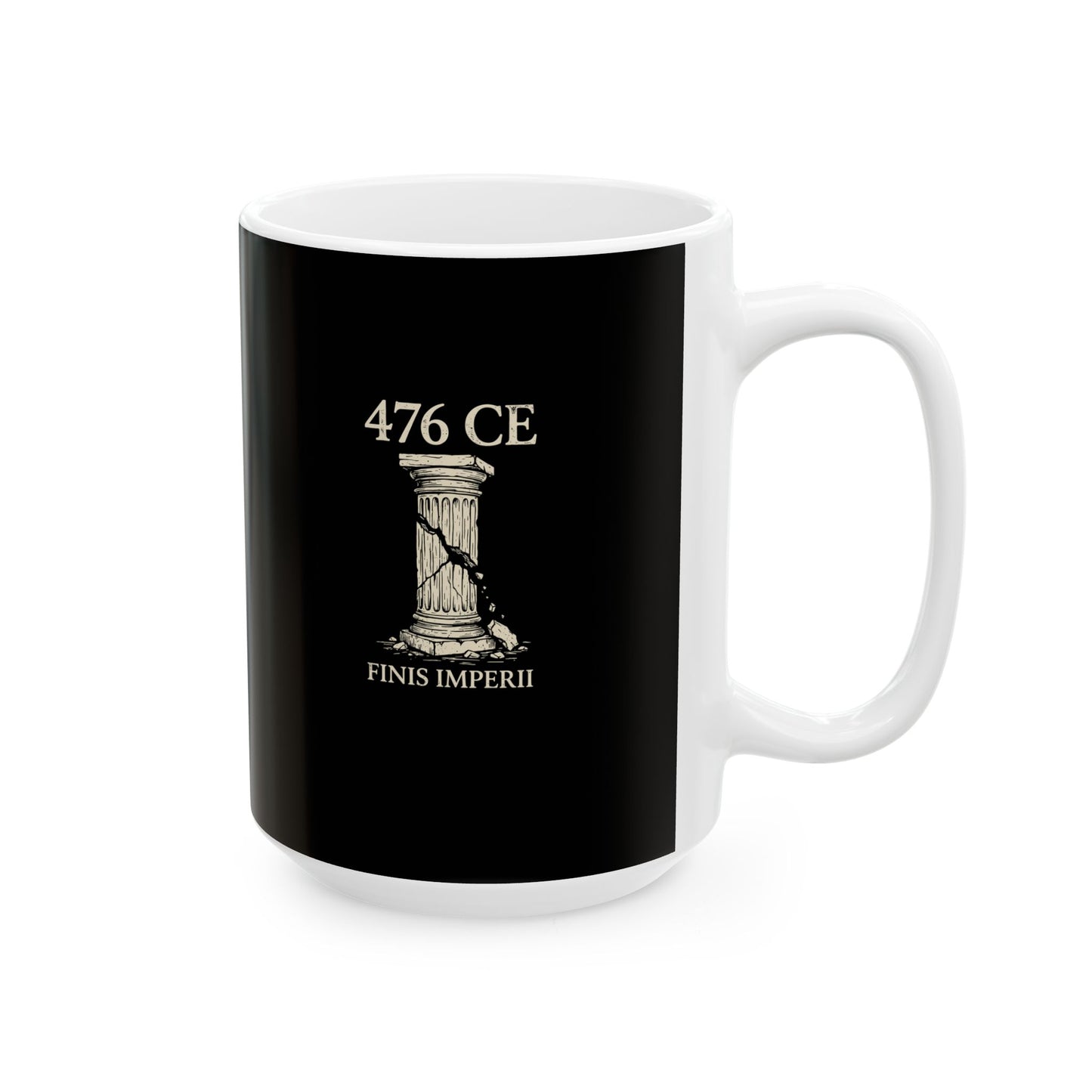 476 End of Empire Latin Ceramic Mug, (11oz, 15oz)