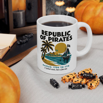 Republic of Pirates Nassau Ceramic Mug, (11oz, 15oz)