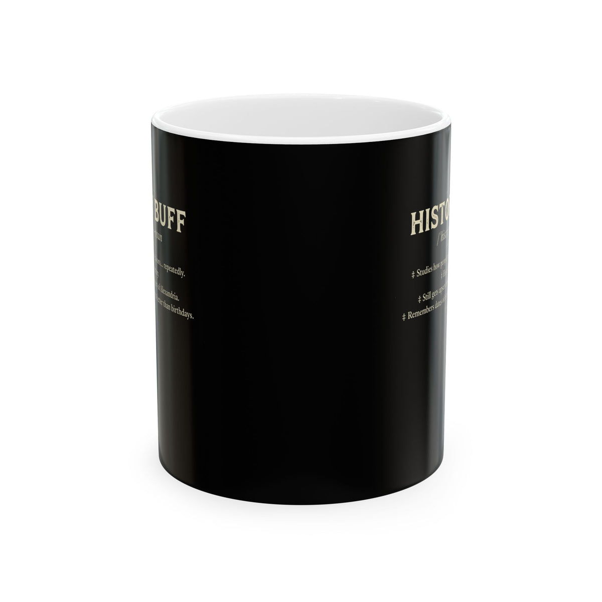 History Buff Definition Ceramic Mug, (11oz, 15oz)