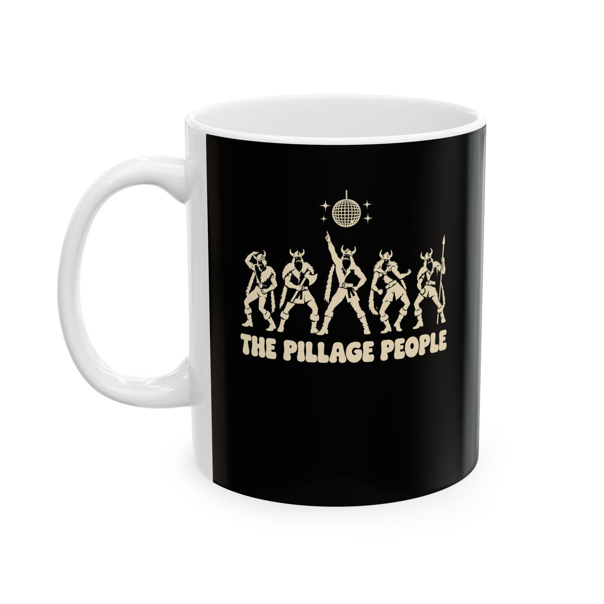 The Pillage People Silhouettes  Ceramic Mug, (11oz, 15oz)