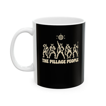 The Pillage People Silhouettes  Ceramic Mug, (11oz, 15oz)