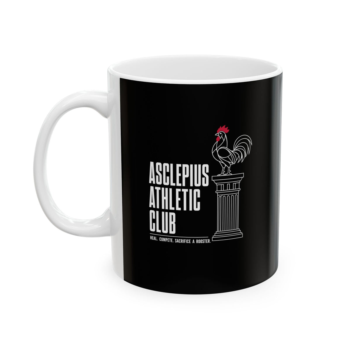 Asclepius Athletic Club Ceramic Mug, (11oz, 15oz)