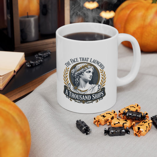 Helen of Troy Face a Thousand Ships Ceramic Mug, (11oz, 15oz)