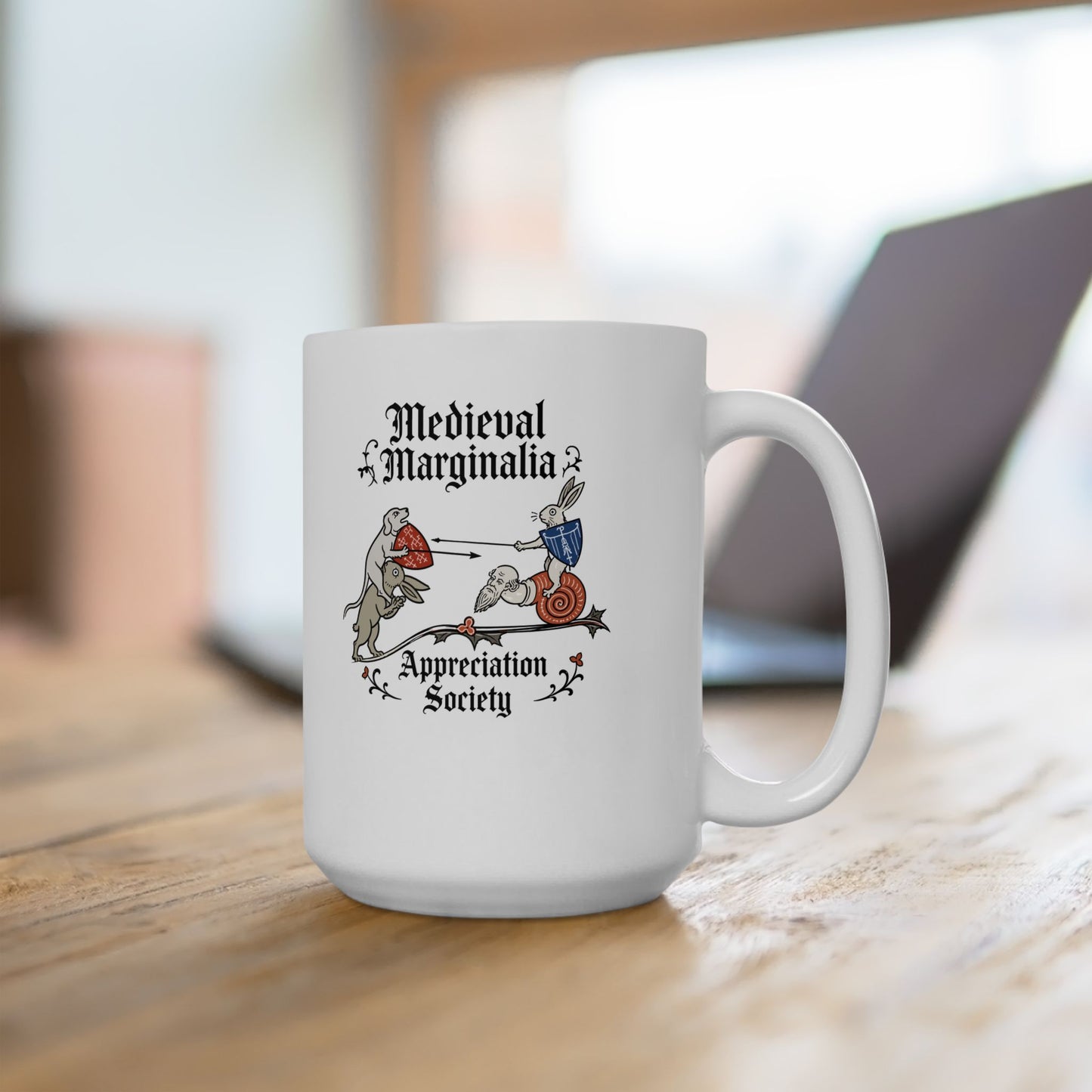 Medieval Marginalia Appreciation Society Battle Ceramic Mug, (11oz, 15oz)