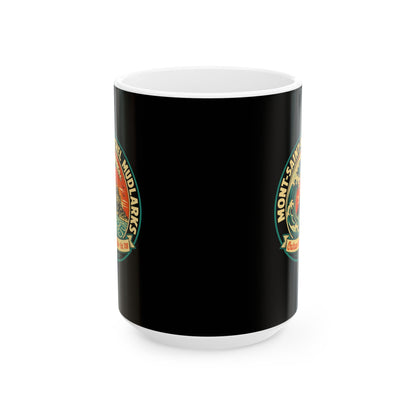 Mont Saint Michel Mudlarks Ceramic Mug, (11oz, 15oz)