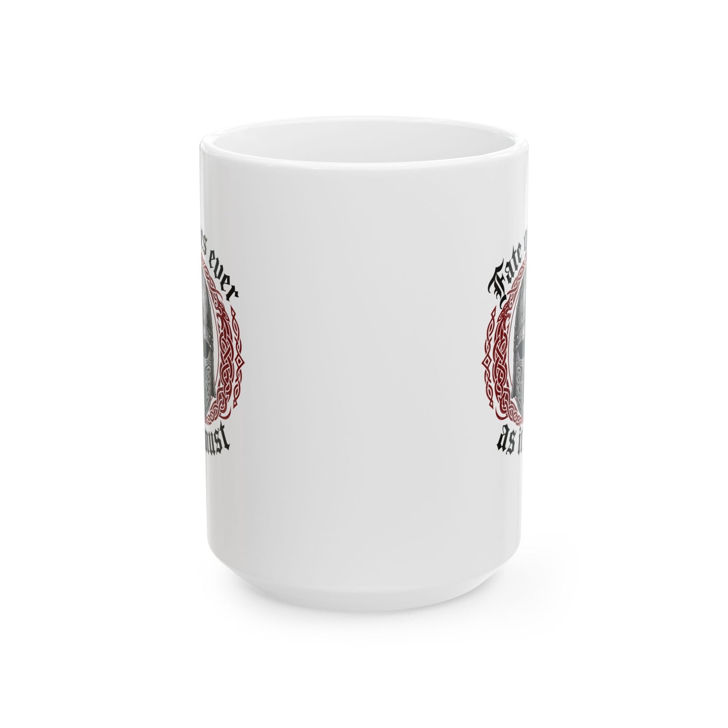 Beowulf Fate Goes As Must Ceramic Mug, (11oz, 15oz)