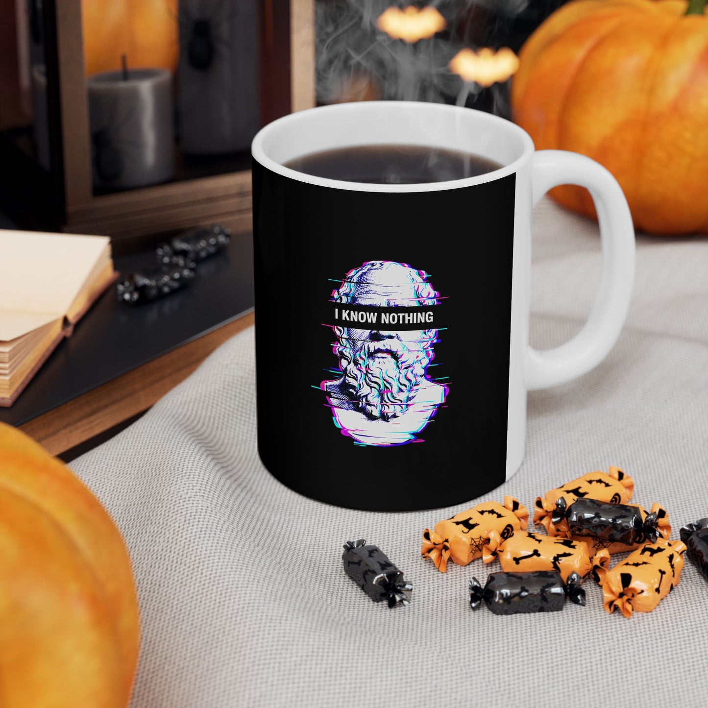 Socrates I Know Nothing  Ceramic Mug, (11oz, 15oz)