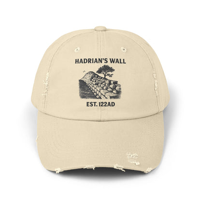 Hadrian's Wall Unisex Distressed Cap