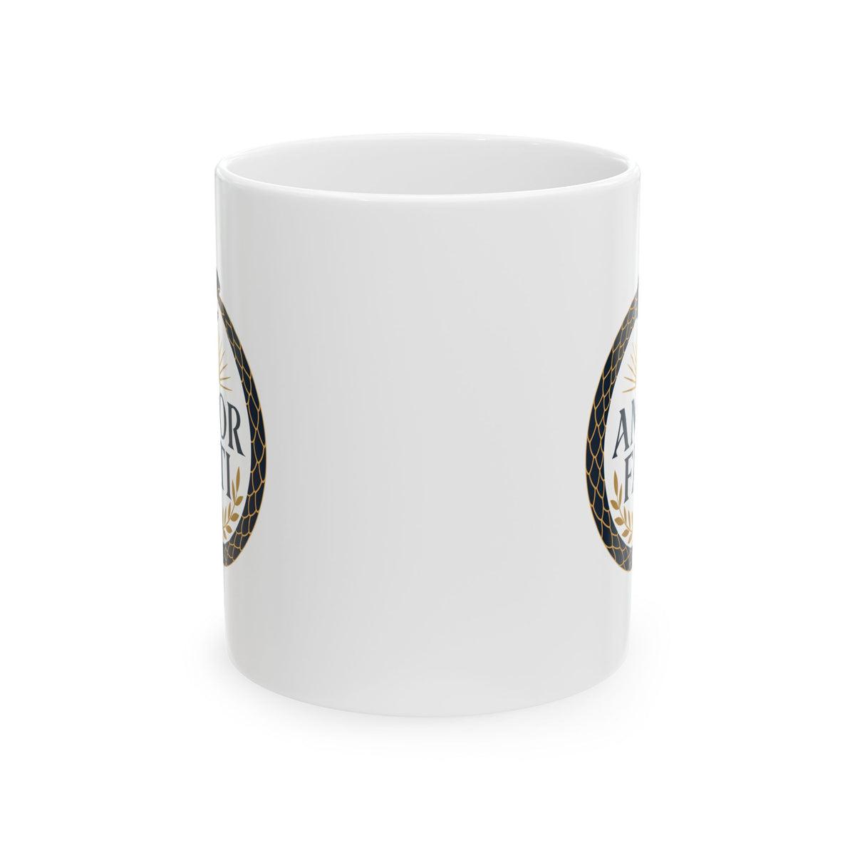 Ouroboros Amor Fati Ceramic Mug, (11oz, 15oz)