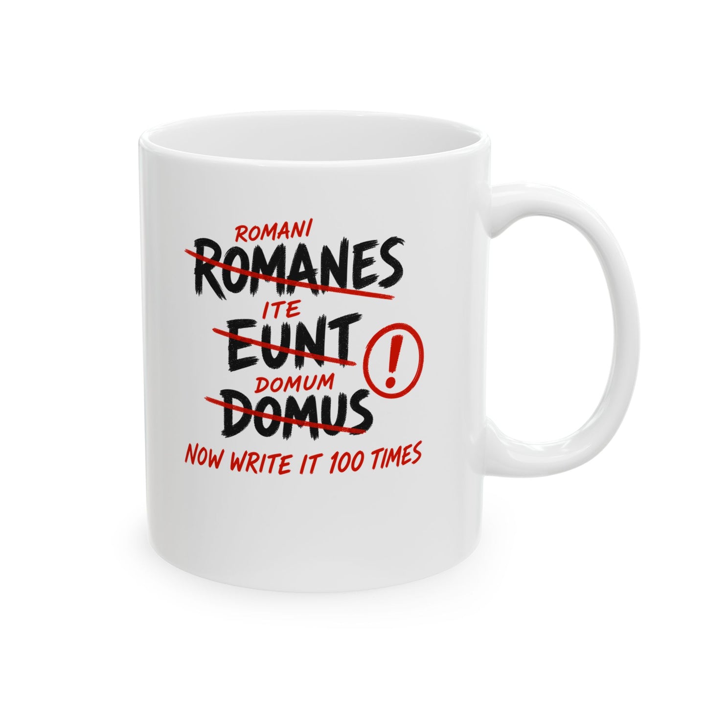 Romans Go Home Brian Graffiti Ceramic Mug, (11oz, 15oz)