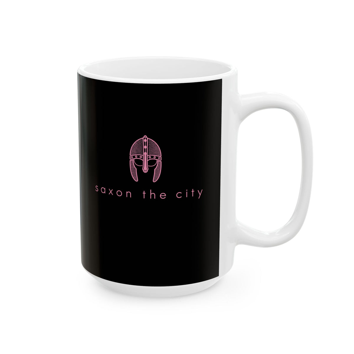 Saxon The City Logo Parody Ceramic Mug, (11oz, 15oz)