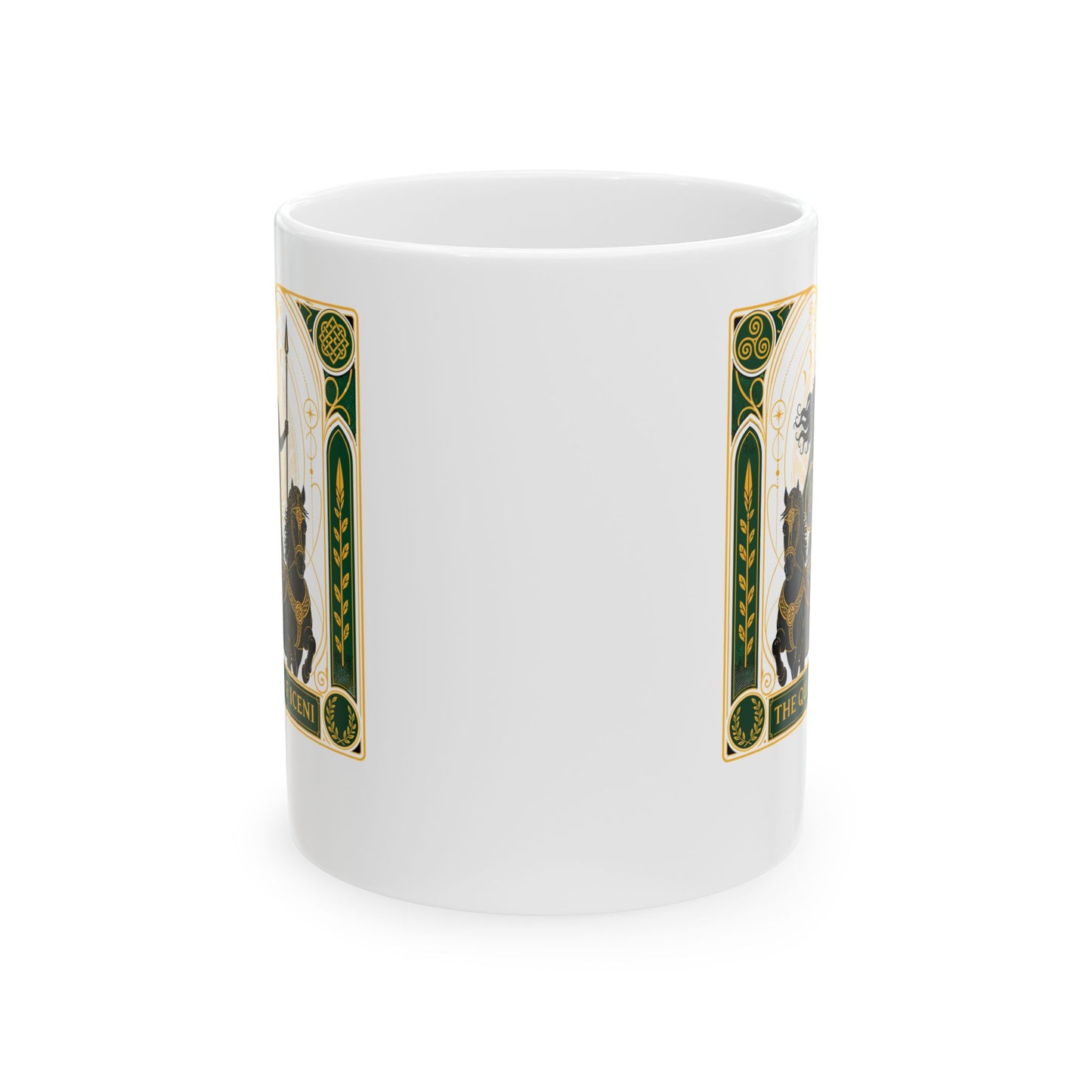 Boudica Queen of Iceni Tarot Ceramic Mug, (11oz, 15oz)