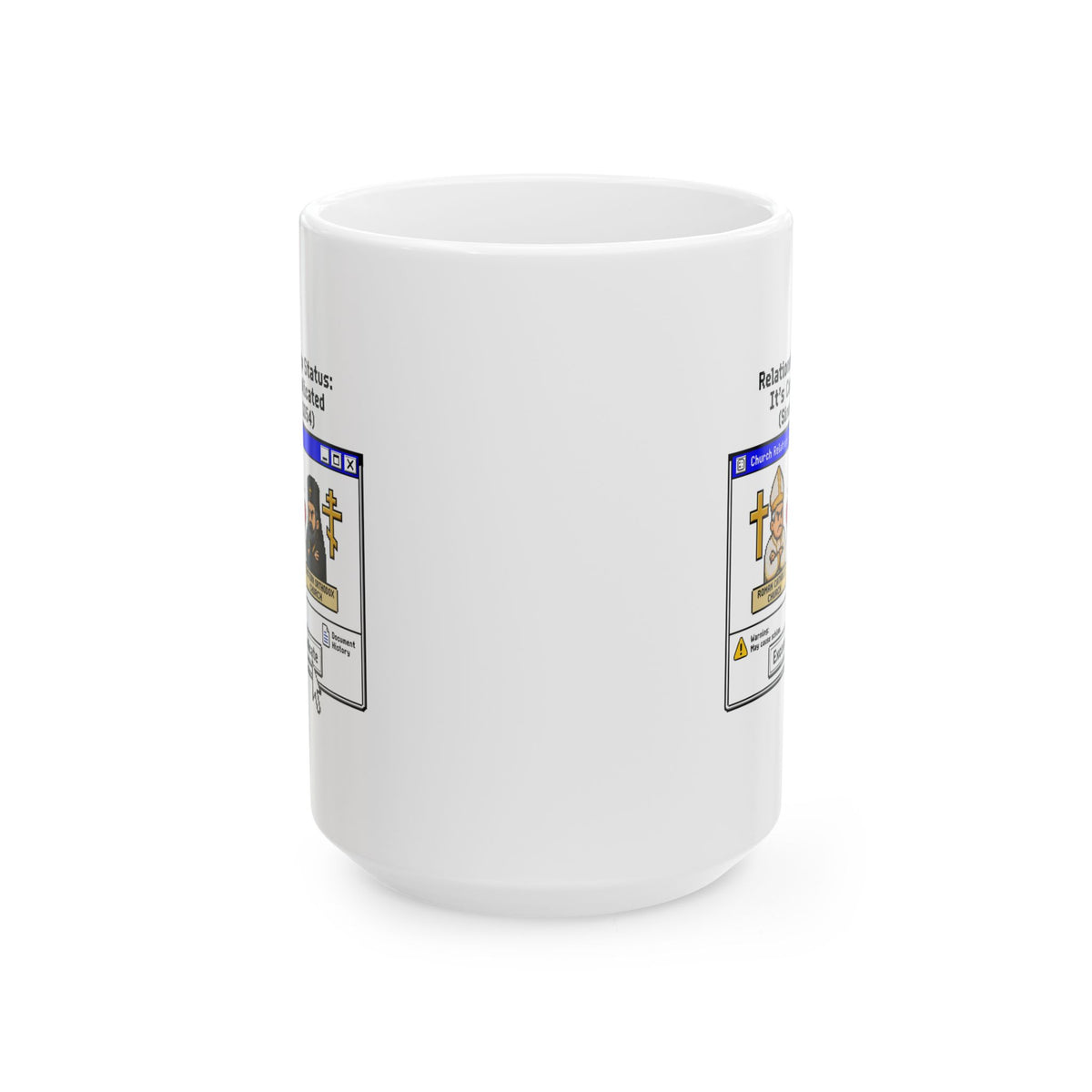 Great Schism 8 Bit Relationship Status Ceramic Mug, (11oz, 15oz)